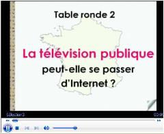 Vidéo de la deuxième table ronde : La télévision publique