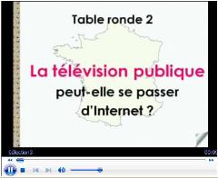 Vidéo de la deuxième table ronde : La télévision publique